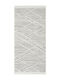 SteweHome Rectangular Kitchen Mat Gray White 100x150cm