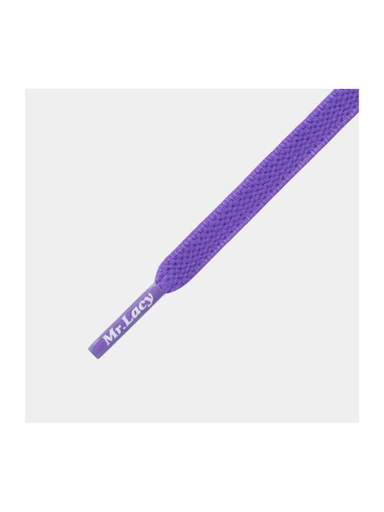 Mr Lacy Flatties Shoelaces Purple 2pcs 90cm