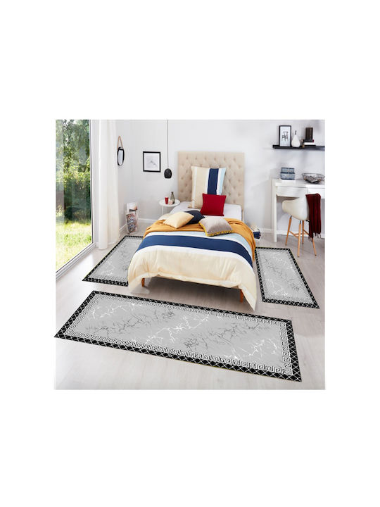 SteweHome Set Modern Bedroom Rug Sets Stewehome STE-028343-V63404-213554 3 Pieces