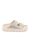 Women's Flat Sandals Flatforms Gold