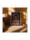 Music Poster Muse Ms030 40cm X 50cm Premium Black Wooden Frame