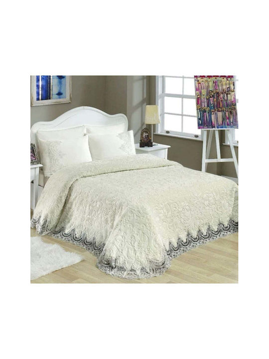SteweHome Double Blanket Set 200x220cm Beige