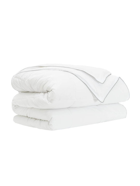 vidaXL Κουβέρτα King Size 260x220εκ. Λευκό