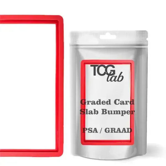 Tcglab Silicone Bumper Graded Cards Psa Red
