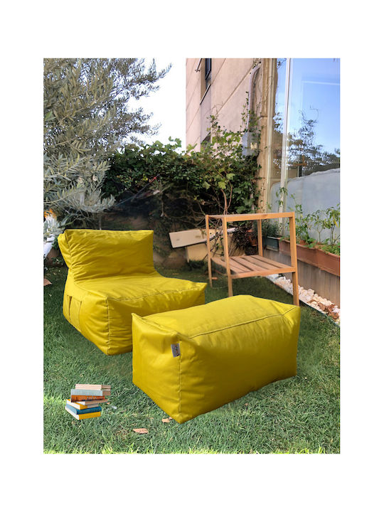 SteweHome Sitzsack Vielseitig Wasserdichte Gelbe 75x65x70cm