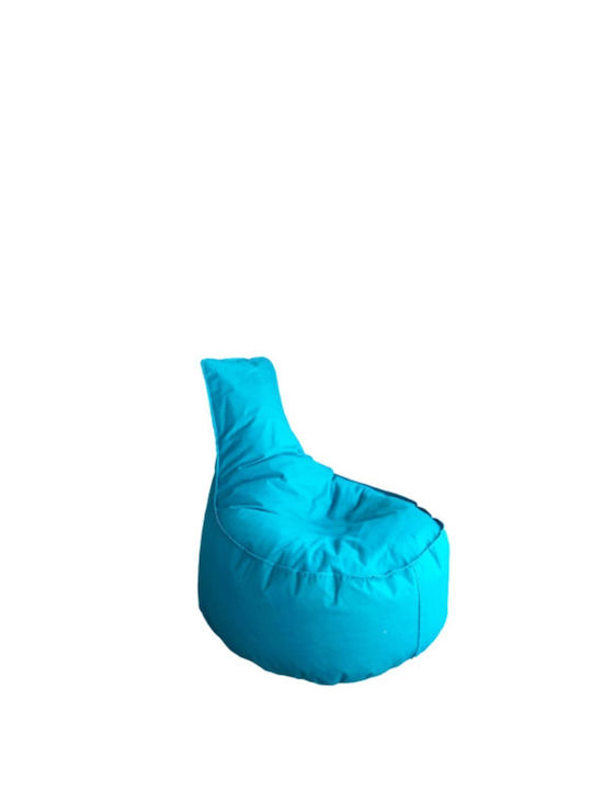 Bean Bag Chair Pear Turquoise 55x40x70cm