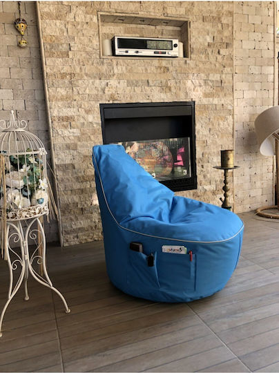 Bean Bag Chair Pear Turquoise