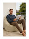 SteweHome Sitzsack Birne Wasserdicht Beiges 60x40x70cm