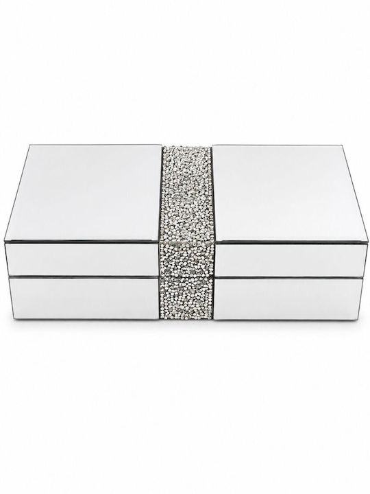 La Belle Maison Decorative Glass Box D2032-2 25.5x11x6.5cm