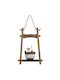 Synchronia 3D Hanging Handmade Wall Decor Made of Wood 4.5x4.5x32.5cm