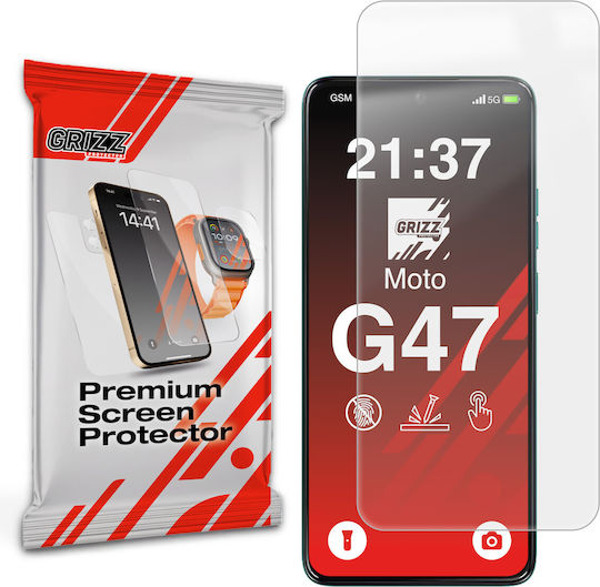 Grizzglass Folie Protectie Paperscreen Compatibil Motorola Moto G47 Transparentă