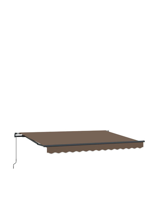 vidaXL Cort Terasă Maro 5x3.5m