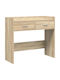 Wooden Console Table Sonoma Oak L90xW35xH80cm