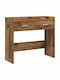 Κονσόλα Ξύλινη Παλαιωμένο Ξύλο Μ90xΠ35xΥ80εκ.