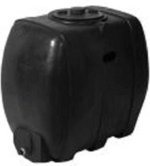 Stamatiou Plastics Rezervor Plastic de Apă / Motorină / Ulei Paralelipipedic Vertical 150l Negru