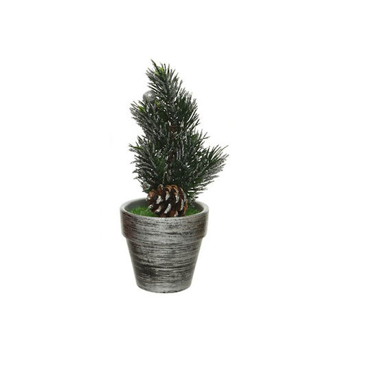 Katoikonhome Pine Δέντρο Ασημί Mini 17 Εκ