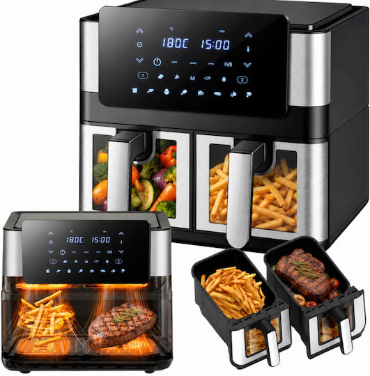 Air Fryer cu Două Coșuri Detașabile 8l Negru ZN1RCK3QWS2367