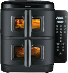 Severin Duo Stack Air Fryer cu Wi-Fi și Două Coșuri Detașabile 5.5l Negru