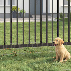 vidaXL Σύρμα για Περίφραξη Κήπου από Χάλυβα 115x30x30εκ. 12τμχ Ασημί
