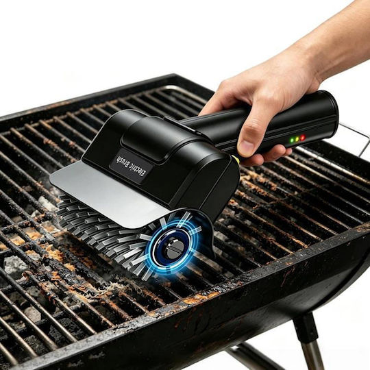 Electric Grill Cleaning Brush Roller Stainless Steel Specifications Single Brush Head