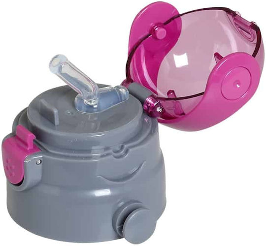 Aνταλλακτικό Πώμα Kids Thermos 400ml Masha Earth First Ecolife Magenta