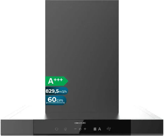 Cecotec Chimney Recirculation Vent Hood 60cm Gray with Wi-Fi