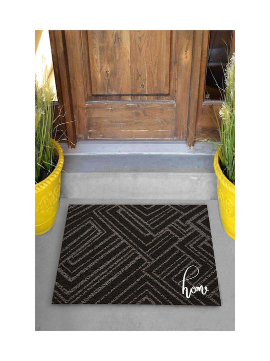 SteweHome Entryway Doormat Non-Slip Orange 70x45cm