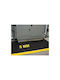 SteweHome Rectangular Kitchen Mat with Non-Slip Backing Yellow 70x50cm