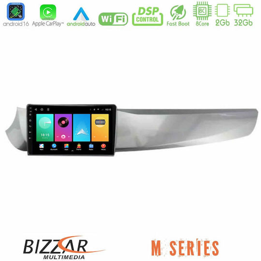 Bizzar Автомобилна Аудио Система За Alfa Romeo Giulietta 2010-2014 Bluetooth USB Вграден Wi-Fi GPS Apple CarPlay Android Auto С Touch Screen 9"