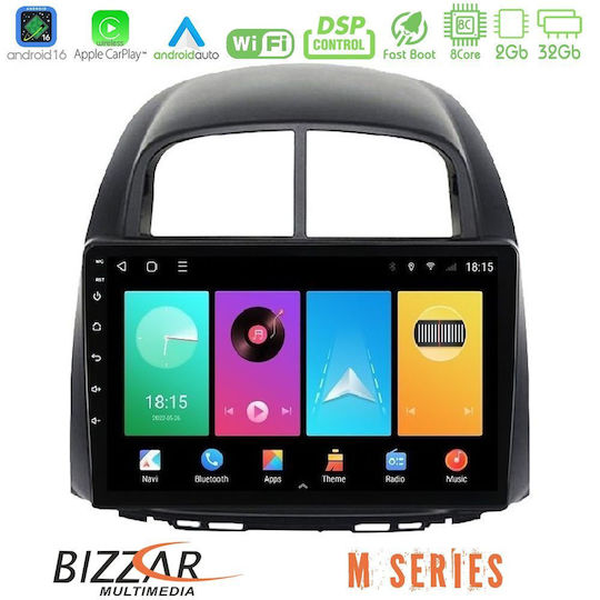 Bizzar Автомобилна Аудио Система за Daihatsu Sirion Subaru Justy 2006-2012 (Bluetooth/USB/Wi-Fi/GPS/Apple CarPlay/Android Auto) с Touch Screen 10"