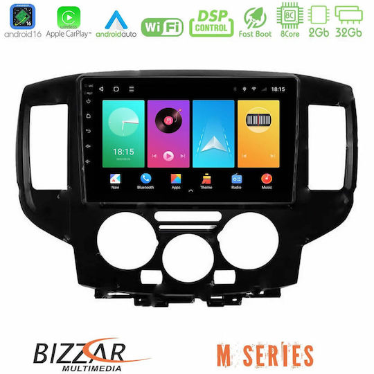 Bizzar Автомобилна Аудио Система За Nissan NV200 2009 2019 Bluetooth USB WiFi GPS Apple CarPlay Android Auto С 9" Touch Screen