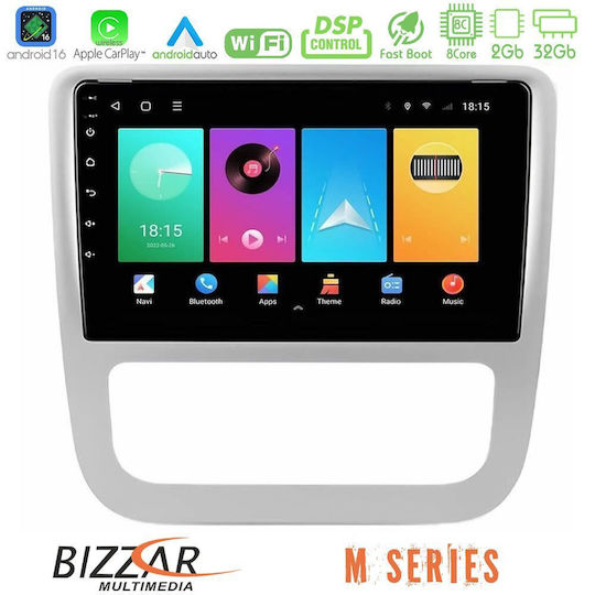 Bizzar Ηχοσύστημα Αυτοκινήτου για Volkswagen Scirocco / Eos 2008-2014 (Bluetooth/USB/WiFi/GPS/Apple-Carplay/Android-Auto) με Οθόνη Αφής 9"