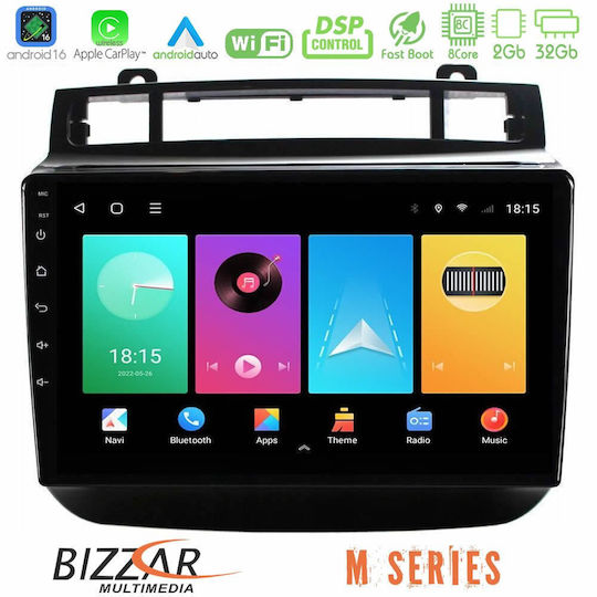 Bizzar Автомобилна Аудио Система за Volkswagen Touareg 2011-2018 (Bluetooth/USB/Wi-Fi/GPS/Apple CarPlay/Android Auto) с Touch Screen 9"