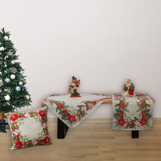 Ilis Home Christmas Plaid Square Tablecloth 140x140cm