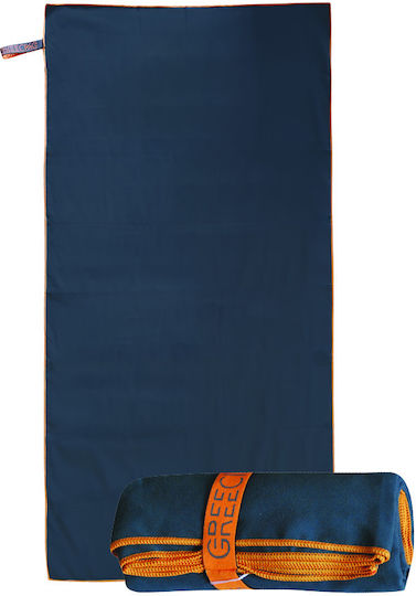 Βεκράκης Πετσέτα Microfiber Προσώπου Γκρι 80x40εκ.
