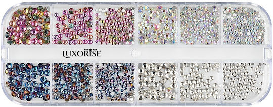 Luxorise Nail Art Strasuri Unghii Zână De Cristal 12 Modele