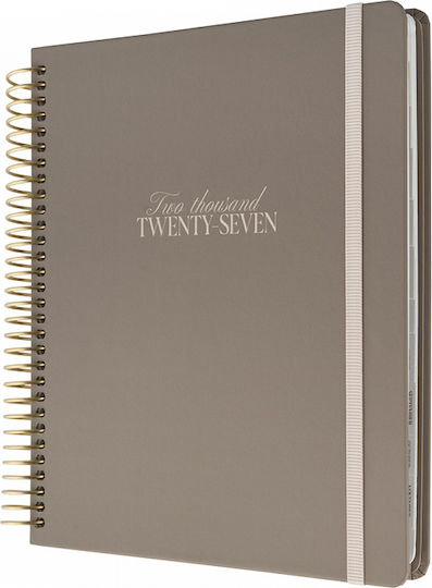 Grupo Erik Weekly Academic Agenda 2026/27 Olympia Powder Pink Spiral 22.5x25cm
