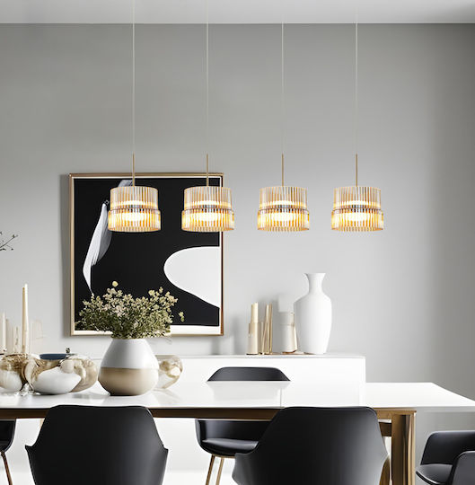 Viokef Luxe Κρεμαστό Φωτιστικό Μελί Viokef Luxe Κρεμαστό Φωτιστικό Μελί