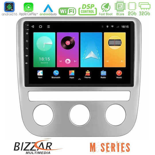 Bizzar Ηχοσύστημα Αυτοκινήτου για Volkswagen Scirocco / Eos 2008-2014 (Bluetooth/USB/WiFi/GPS/Apple-Carplay/Android-Auto) με Οθόνη Αφής 9"