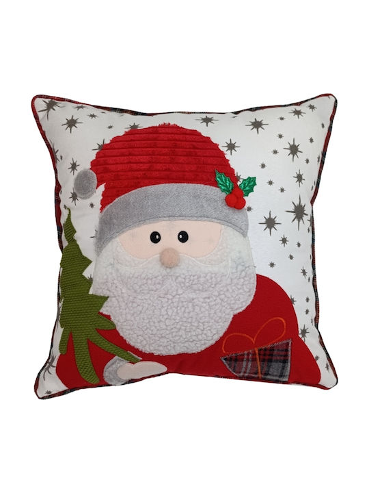 Husă Decorativă De Crăciun 45x45 2022cc Moș Crăciun