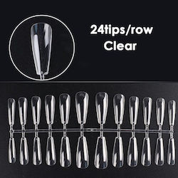 Manicure Protector Tips Διάφανα Nύχια 500τμχ Nail Tips Tf235197 Manicure Protector Tips Διάφανα Nύχια 500τμχ Nail Tips Tf235197