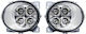 2 Pieces Left Right Led Diode Lights Headlights Halogens Scania P G R T After 2004+