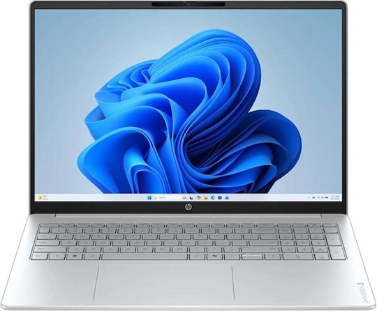 HP OmniBook 3 17-dp0001nv 17,3" Vollständige HD Ryzen 7-160/16GB/512GB SSD W11 Startseite Glacier Silber Internationales Englisch Tastatursprache