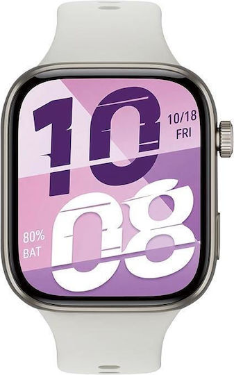 Honor Watch X5i 47mm με Παλμογράφο (Λευκό)