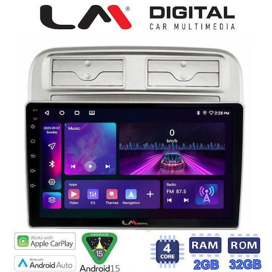 LM Digital Автомобилна Аудио Система За Fiat Grande Punto / Linea 2007-2011 Bluetooth USB Wi-Fi GPS Apple CarPlay Android Auto