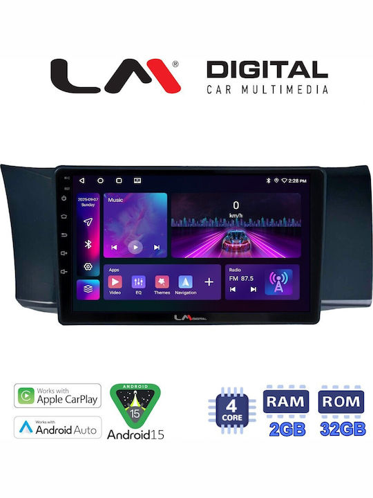 LM Digital Auto-Audiosystem für Toyota GT86 Subaru BRZ 2013 Bluetooth USB Eingebautes Wi-Fi GPS Apple CarPlay Android Auto