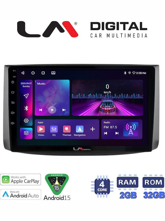 LM Digital Car Audio System for Chevrolet Aveo 2006 2010 Bluetooth USB Wi-Fi GPS Apple CarPlay Android Auto
