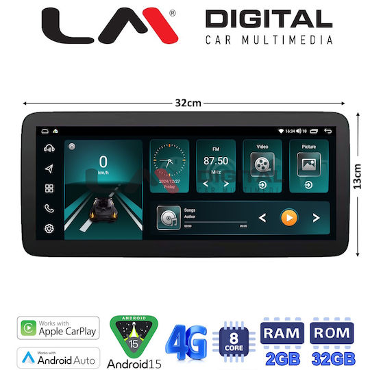 LM Digital Car Audio System for Jeep Grand Cherokee 2005 to 2011 Bluetooth USB Wi-Fi GPS Apple CarPlay Android Auto