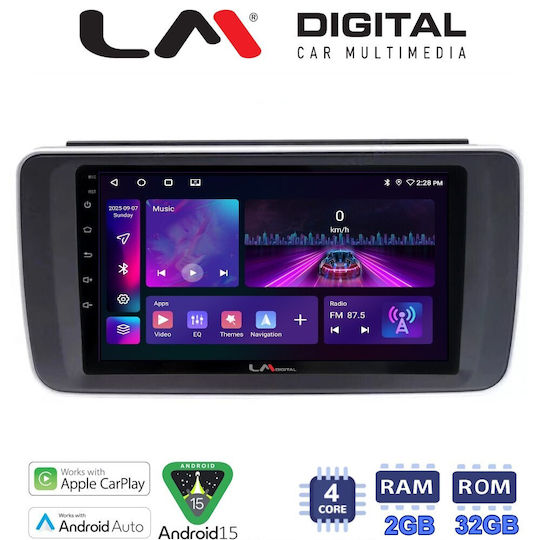 LM Digital Ηχοσύστημα Αυτοκινήτου για Nissan Leaf 2018 (Bluetooth/USB/WiFi/GPS/Apple-Carplay/Android-Auto)