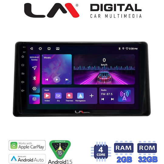 LM Digital Ηχοσύστημα Αυτοκινήτου για Toyota Raize 2020 (Bluetooth/USB/WiFi/GPS/Apple-Carplay/Android-Auto)